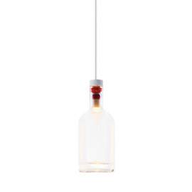 Cork Bottle 1.0 2200K biały - Wever & Ducré - lampa wisząca