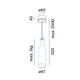 Cork Bottle 1.0 2200K biały - Wever & Ducré - lampa wisząca - 210363B2+90019014 - tanio - promocja - sklep Wever & Ducre 210363B2+90019014 online
