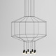 Wireflow 0300 czarny - Vibia - lampa wisząca - 030004/1A - tanio - promocja - sklep Vibia 030004/1A online