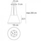 Choose Mega beżowy - Artemide - lampa wisząca - 1124020A - tanio - promocja - sklep Artemide 1124020A online