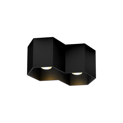 Hexo 2.0 LED czarny - Wever & Ducré - spot - 186658B5 - tanio - promocja - sklep