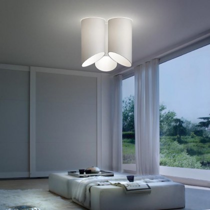 Pank PL23 biały - Morosini - lampa sufitowa - 0521PL06BIFL - tanio - promocja - sklep