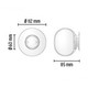 Glo-Ball Mini biały - Flos - kinkiet - F4190009 - tanio - promocja - sklep Flos F4190009 online