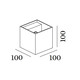 Box 1.0 LED czarny - Wever & Ducré - kinkiet - 341168B3 - tanio - promocja - sklep Wever & Ducre 341168B3 online