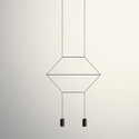 Wireflow Lineal 0320 czarny - Vibia - lampa wisząca