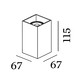 Box mini 1.0 czarny - Wever & Ducré - kinkiet - 300120B0 - tanio - promocja - sklep Wever & Ducre 300120B0 online