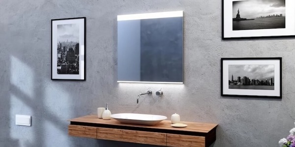 Jakie oświetlenie przy lustrze łazienkowym?